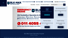 What Blkmaxhospital.com website looked like in 2022 (2 years ago)