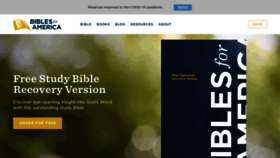 What Biblesforamerica.org website looked like in 2022 (2 years ago)