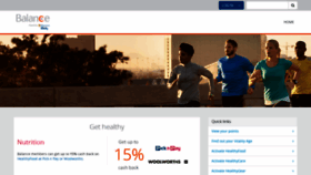 What Balancesa.co.za website looked like in 2022 (2 years ago)