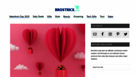 What Brostrick.com website looked like in 2022 (2 years ago)
