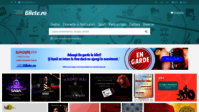 What Bilete.ro website looked like in 2022 (2 years ago)