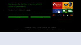What Betforte.com website looked like in 2022 (2 years ago)