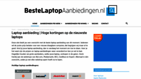 What Bestelaptopaanbiedingen.nl website looked like in 2022 (2 years ago)