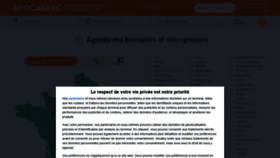 What Brocabrac.fr website looked like in 2022 (2 years ago)