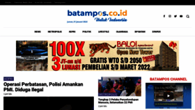 What Batampos.co.id website looked like in 2022 (2 years ago)