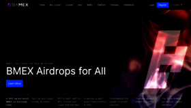 What Bitmex.com website looked like in 2022 (3 years ago)