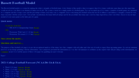 What Bassettfootball.net website looked like in 2022 (2 years ago)
