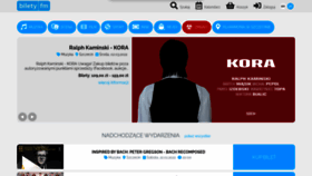 What Bilety.fm website looked like in 2022 (2 years ago)