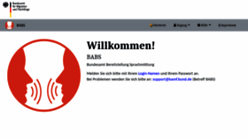 What Babs.bamf.de website looked like in 2022 (2 years ago)