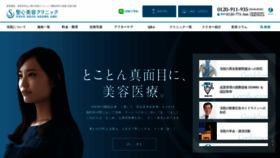 What Biyougeka.com website looked like in 2022 (2 years ago)