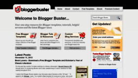 What Bloggerbuster.com website looked like in 2022 (2 years ago)