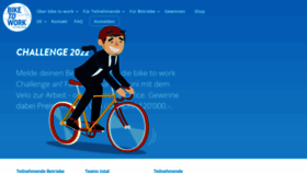 What Biketowork.ch website looked like in 2022 (2 years ago)