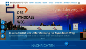 What Bistum-speyer.de website looked like in 2022 (2 years ago)
