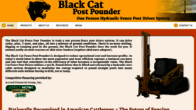 What Blackcatpounder.com website looked like in 2022 (2 years ago)