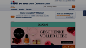 What Bsw.de website looked like in 2022 (2 years ago)