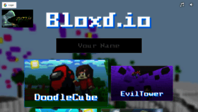 What Bloxd.io website looked like in 2022 (2 years ago)