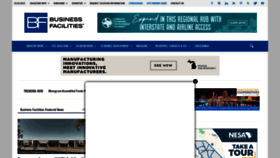 What Businessfacilities.com website looked like in 2022 (2 years ago)