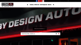 What Bydesignautogroup.com website looked like in 2022 (2 years ago)