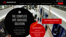 What Buyabarcode.com website looked like in 2022 (2 years ago)