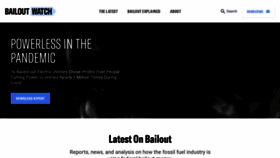 What Bailoutwatch.org website looked like in 2022 (2 years ago)