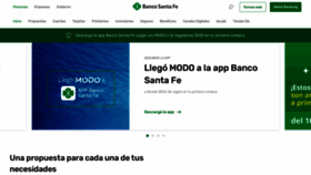 What Bancosantafe.com.ar website looked like in 2022 (2 years ago)