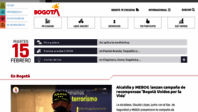 What Bogota.gov.co website looked like in 2022 (2 years ago)