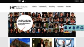 What Beuth-hochschule.de website looked like in 2022 (2 years ago)