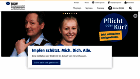 What Bgw-online.de website looked like in 2022 (2 years ago)