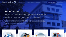 What Bluecaribu.com website looked like in 2022 (2 years ago)