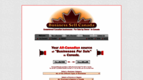 What Businesssellcanada.com website looked like in 2022 (2 years ago)