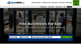 What Businessbroker.net website looked like in 2022 (4 years ago)