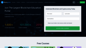 What Blockgeeks.com website looked like in 2022 (2 years ago)