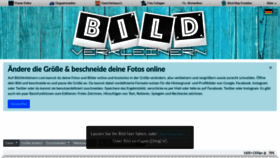 What Bildverkleinern.com website looked like in 2022 (2 years ago)