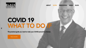 What Blackcoalitionagainstcovid.org website looked like in 2022 (2 years ago)