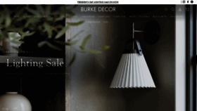 What Burkedecor.com website looked like in 2022 (2 years ago)