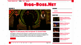 What Bigg-boss.net website looked like in 2022 (2 years ago)