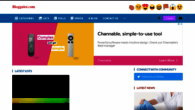 What Bloggalot.com website looked like in 2022 (2 years ago)