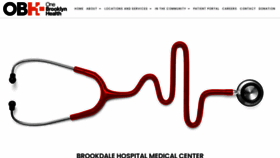 What Brookdalehospital.org website looked like in 2022 (2 years ago)