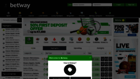 What Betway.co.zm website looked like in 2022 (2 years ago)