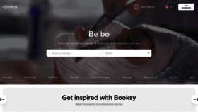 What Booksy.com website looked like in 2022 (2 years ago)