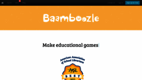 What Baamboozle.com website looked like in 2022 (2 years ago)