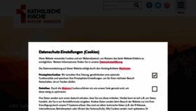 What Bistum-muenster.de website looked like in 2022 (2 years ago)