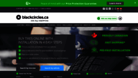 What Blackcircles.ca website looked like in 2022 (3 years ago)