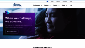 What Bostonscientific.com website looked like in 2022 (2 years ago)