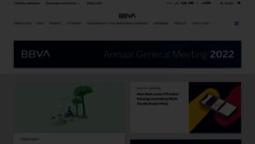 What Bbva.com website looked like in 2022 (2 years ago)