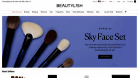 What Beautylish.com website looked like in 2022 (2 years ago)
