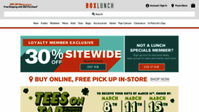 What Boxlunch.com website looked like in 2022 (2 years ago)