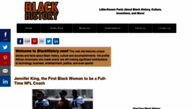 What Blackhistory.com website looked like in 2022 (2 years ago)