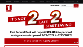 What Bankfirstfed.com website looked like in 2022 (2 years ago)