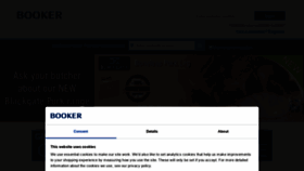 What Booker.co.uk website looked like in 2022 (2 years ago)